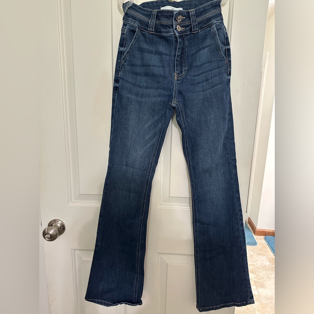 KanCan Dark Blue Flare Jeans